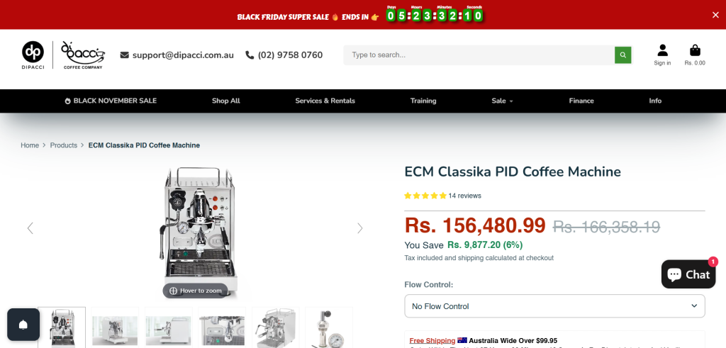 Buy-Ecm-Classika-Pid-Coffee-Machine-All-Australia-Di-Pacci-AU